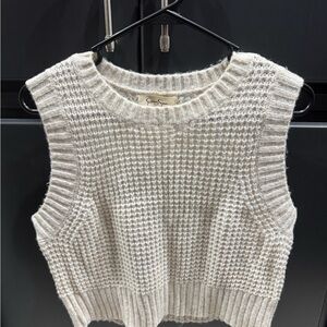 Jessica Simpson Cream Knit Top